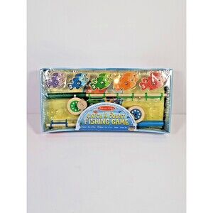 Melissa & Doug Catch & Count Wooden Fishing Game NEW Sealed NIB NWT